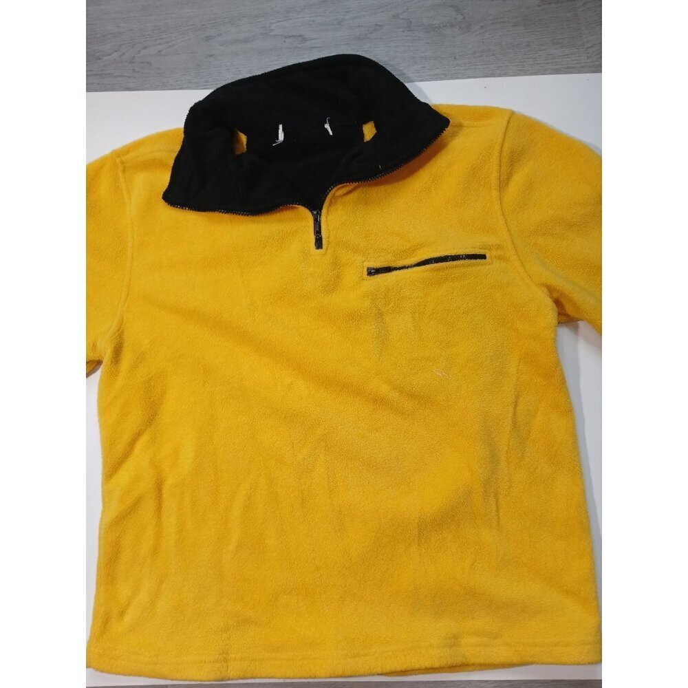 forest tipped varsity neck sweater size large.